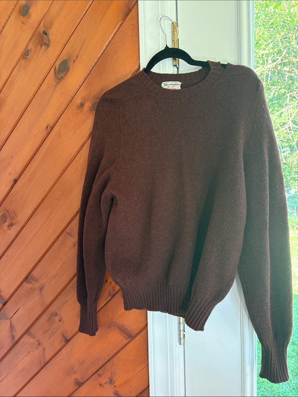 Classic Men's Brown Crewneck Sweater